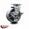 Service Caster 5'' V-Groove Semi Steel Swivel Caster with Bronze Bearing and Brake SCC-20S520-VGBZ-TLB - alternate 5